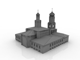 3d модель - Церковь