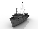 3d модель - Промысловое судно