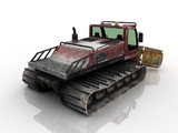 3d модель - Снегоуборочный трактор