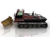3d модель - Снегоуборочный трактор