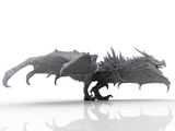 3d модель - Дракон