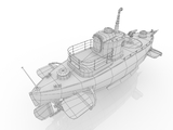 3d модель - Подводная лодка