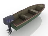 3d модель - Лодка