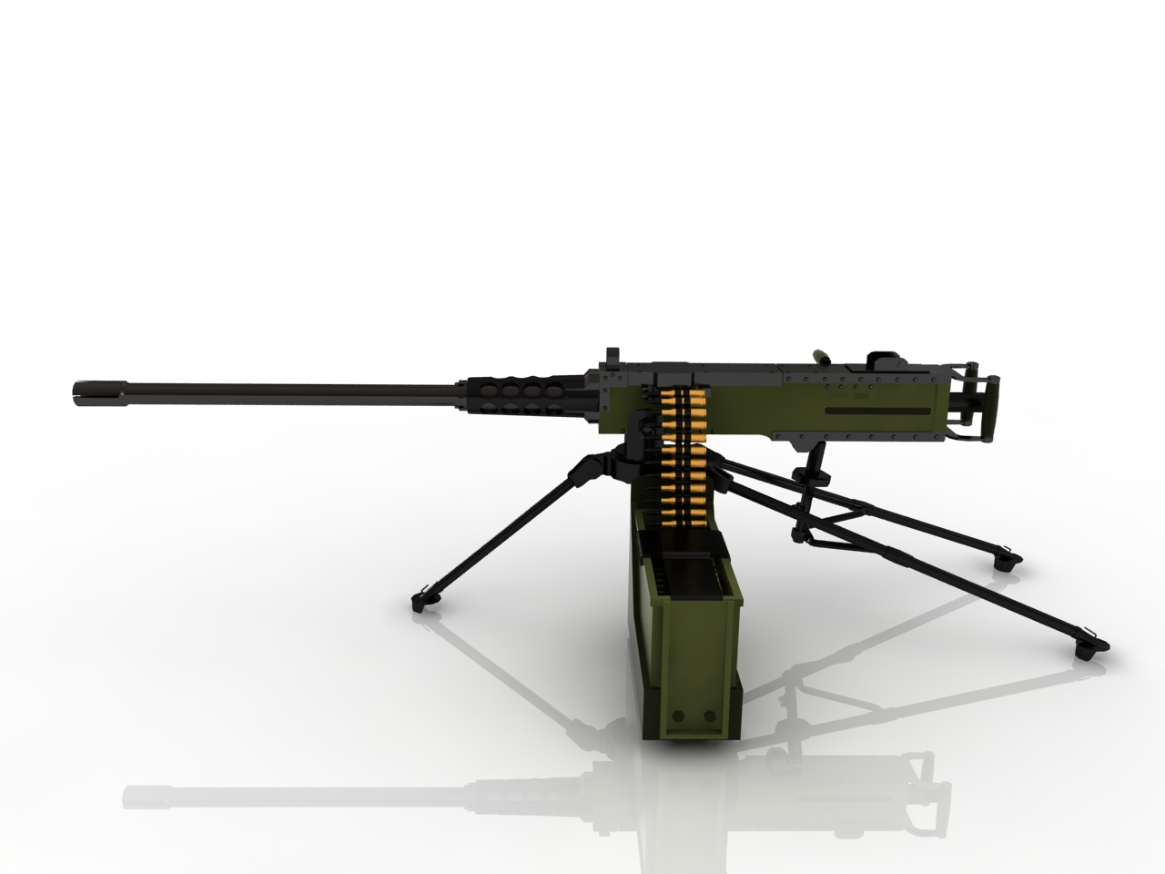 3D модели - Пулемет