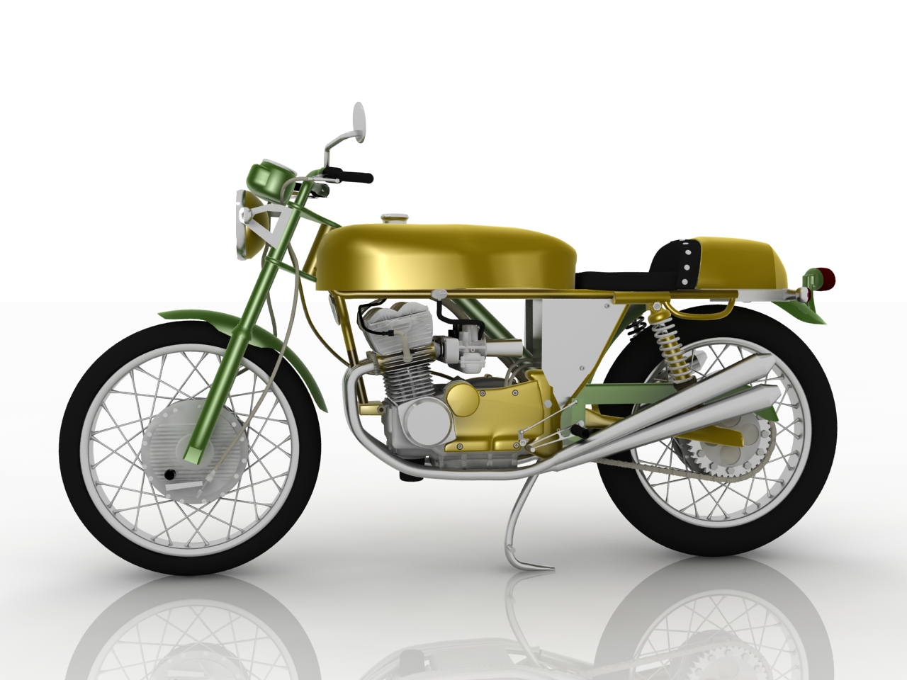 3D модели - Мотоцикл