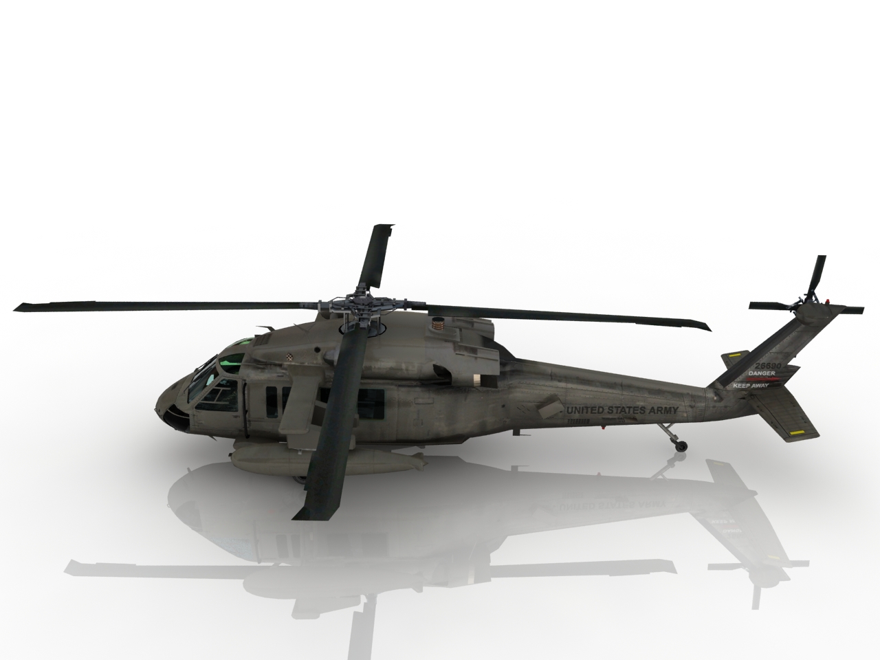 3D модели - Вертолет
