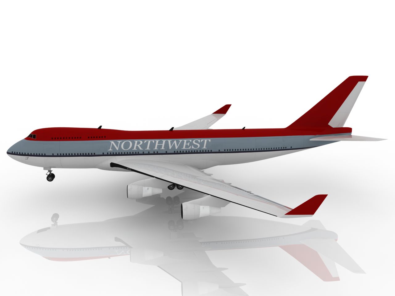 3D модели - Самолет