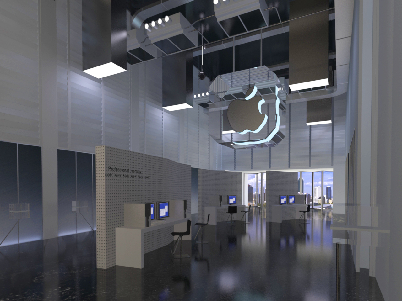 3D модели - Офис Apple