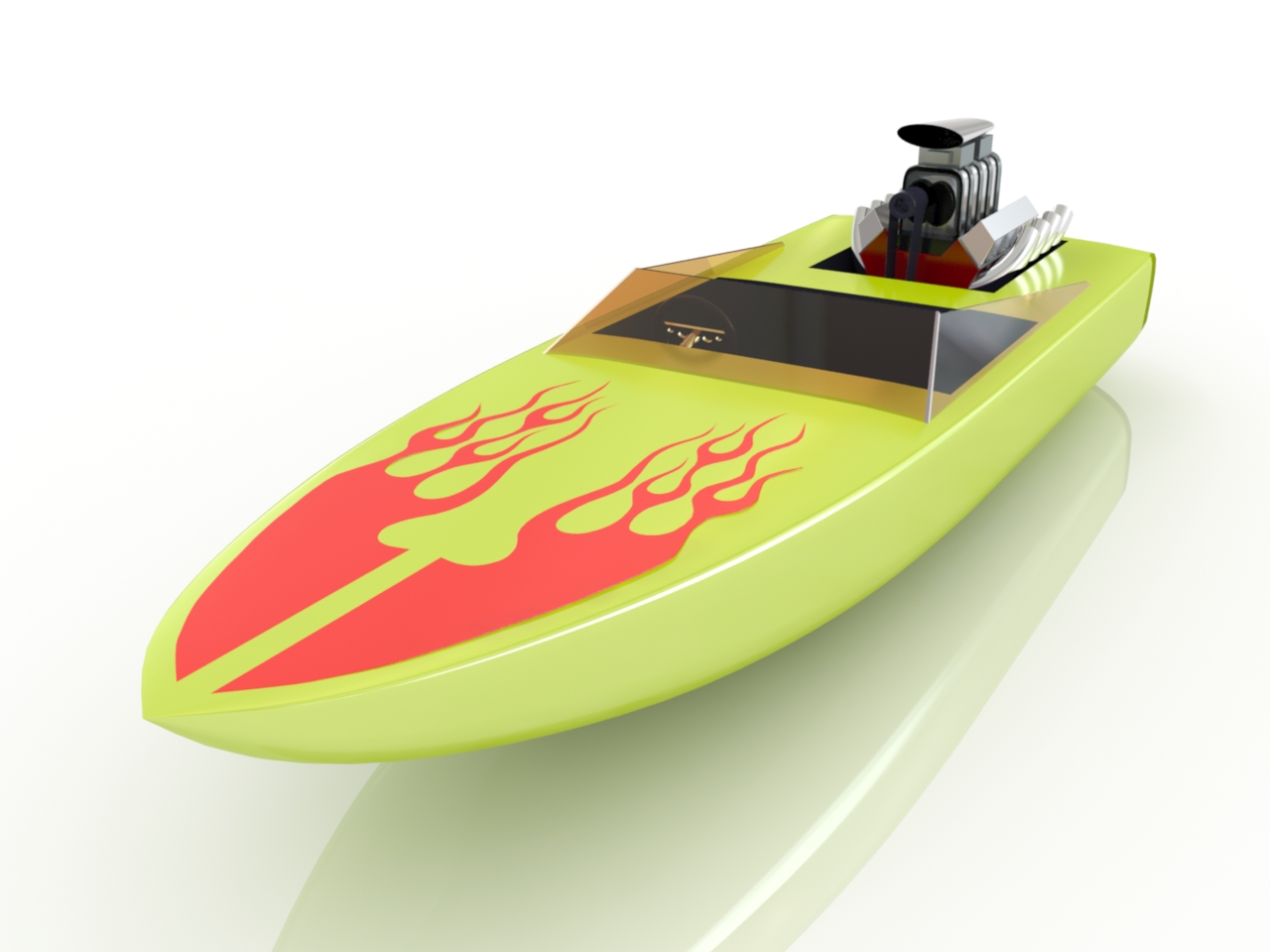 3D модели - Лодка