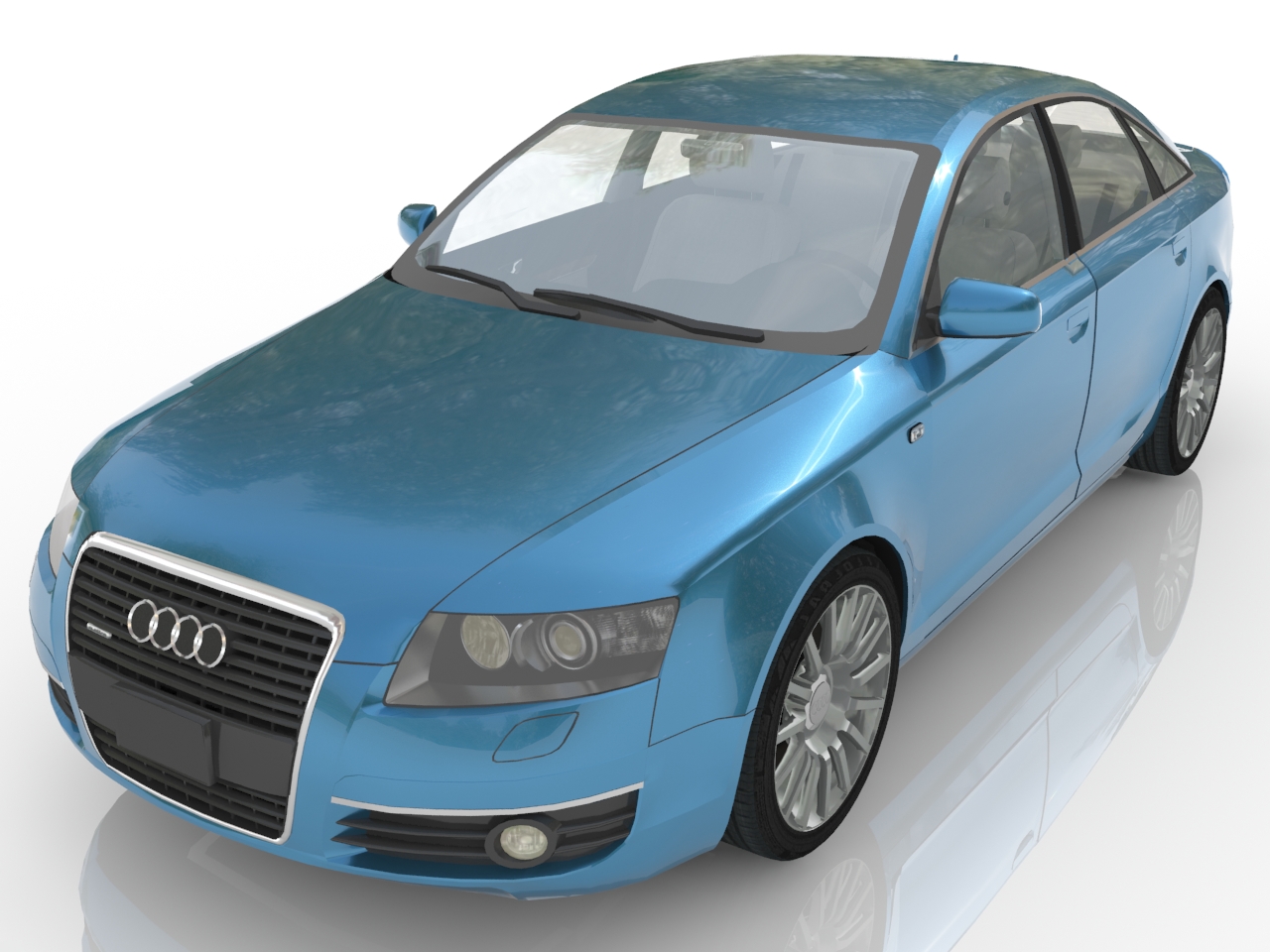 3D модели - Автомобиль Audi А6