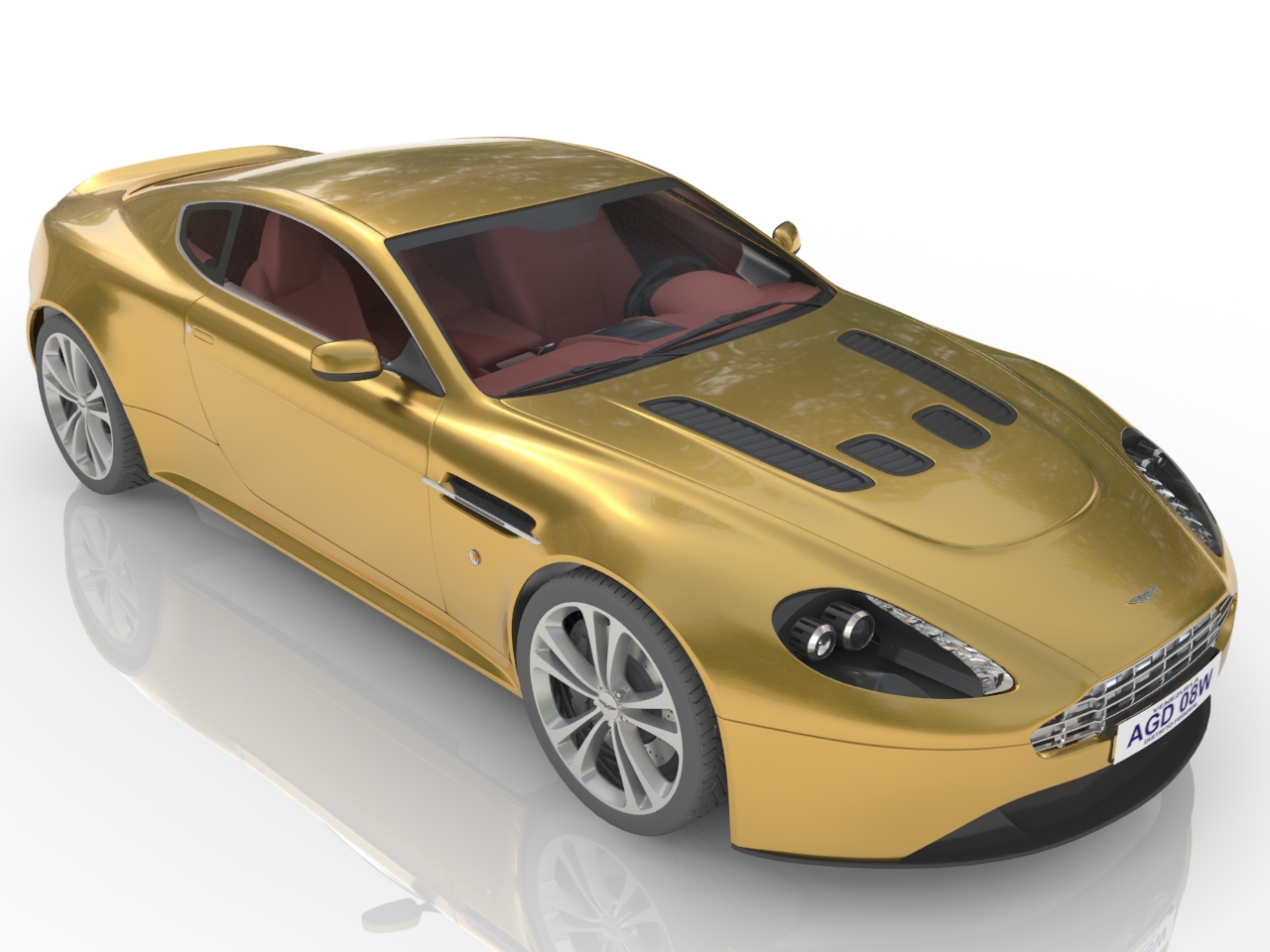 3D модели - Автомобиль Aston martin
