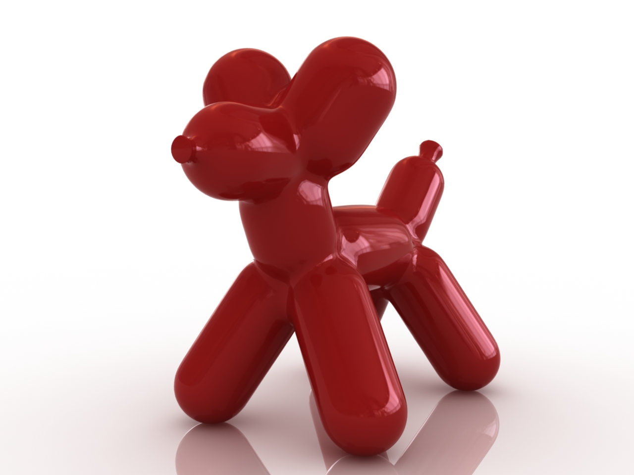 3D модели - Статуэтка собаки