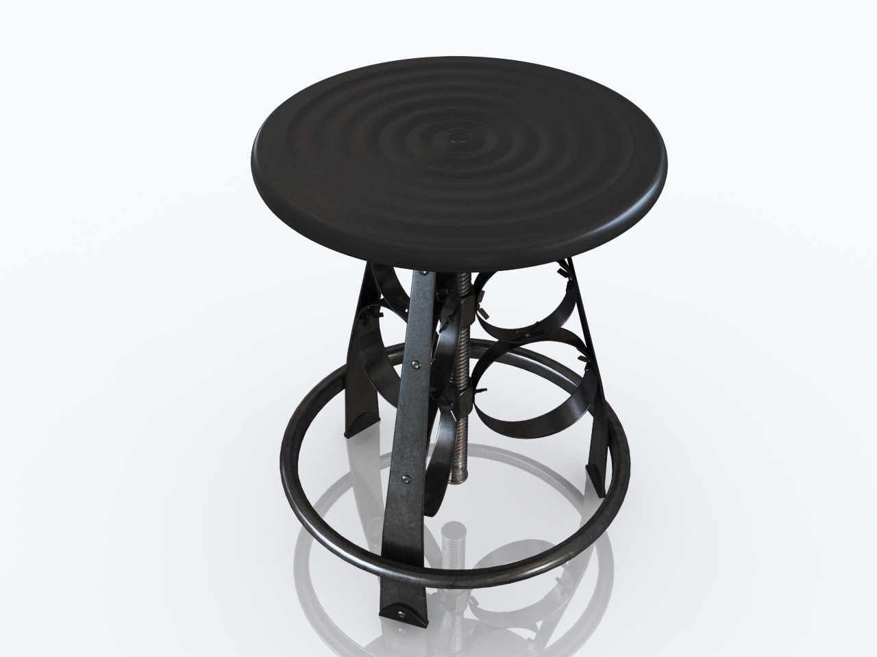 3D модели - Барный стул MOROSO