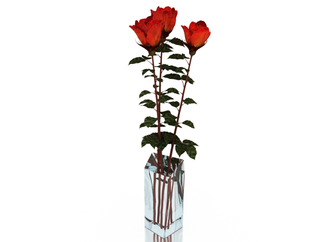 3D модели - Розы