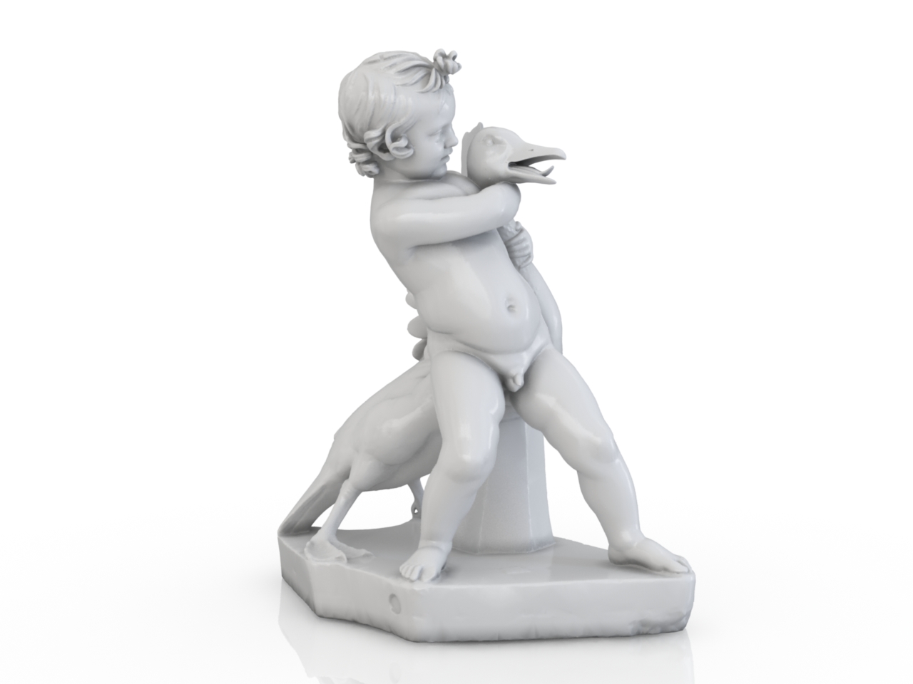 3D модели - Статуя мальчика