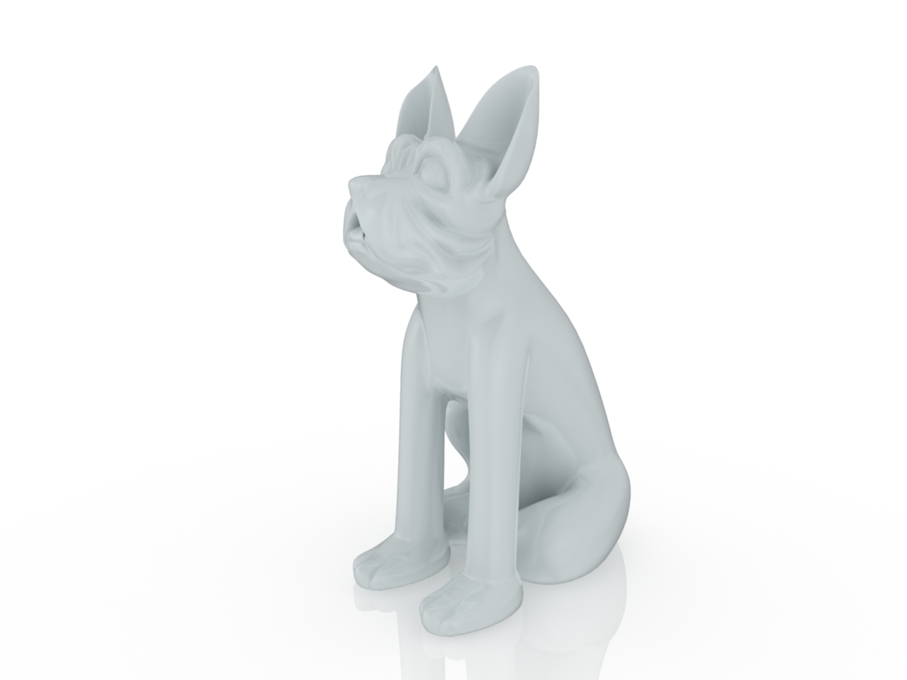 3D модели - Статуэтка собаки
