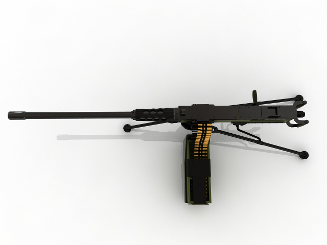 3d модель - Пулемет