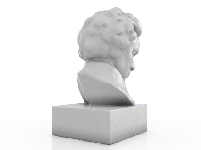 3d модель - Скульптура Бетховена