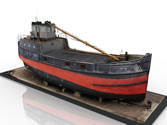 3d модель - Корабль