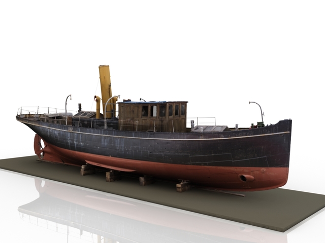 3d модель - Корабль