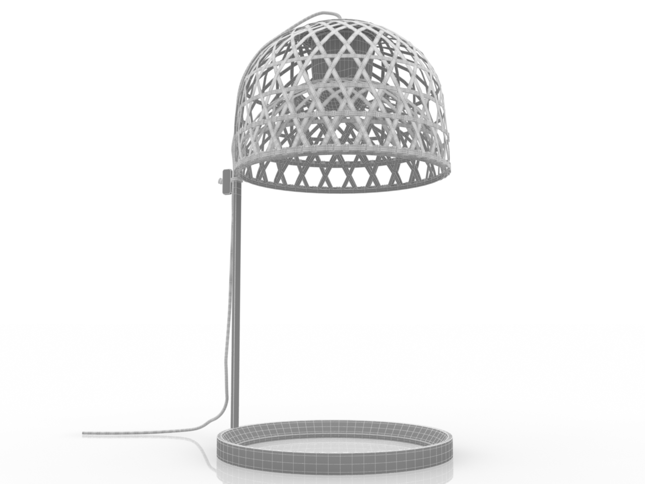 Пример 3D настольной лампы