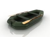 3d модель - Резиновая надувная лодка