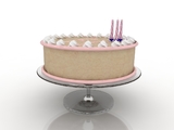 3d модель - Торт