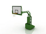 3d модель - баскетбольная стойка