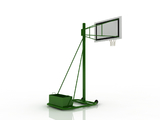 3d модель - баскетбольная стойка