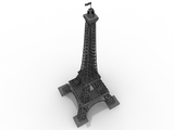3d модель - Башня Эйфелева