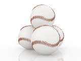 3d модель - Мяч бейсбольный