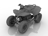 3d модель - Квадроцикл