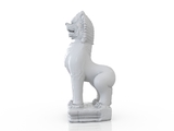 3d модель - Статуя льва