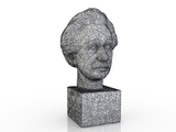3d модель - Скульптура Эйнштейна