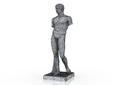 3d модель - Статуя копьеносца