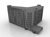 3d модель - Высотное здание