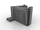 3d модель - Высотное здание