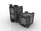 3d модель - Производственное здание