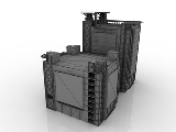 3d модель - Производственное здание