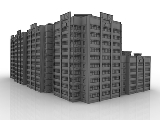 3d модель - Комплекс многоэтажных жилых домов