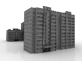 3d модель - Комплекс многоэтажных жилых домов