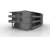 3d модель - Многоквартирный жилой дом