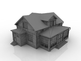 3d модель - Коттедж
