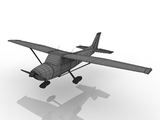3d модель - Самолет