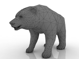 3d модель - Медведь