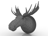 3d модель - Голова-лося