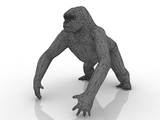 3d модель - Горилла