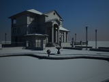 3d модель - Экстерьер_сцены