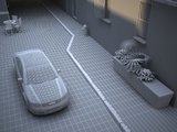 3d модель - Городская_улица