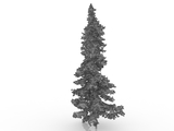 3d модель - Ель